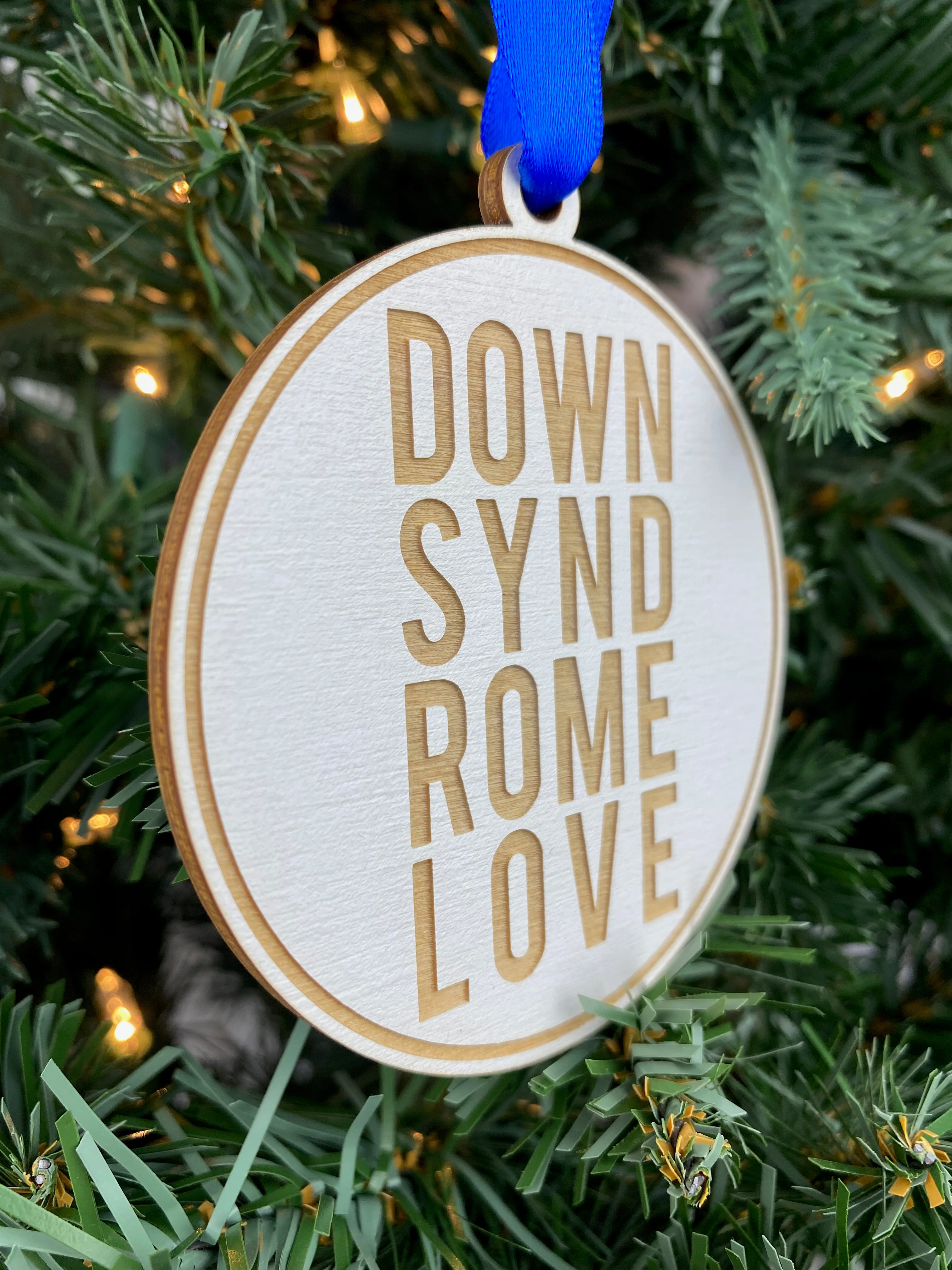 Down Syndrome Love Ornament - Image 3