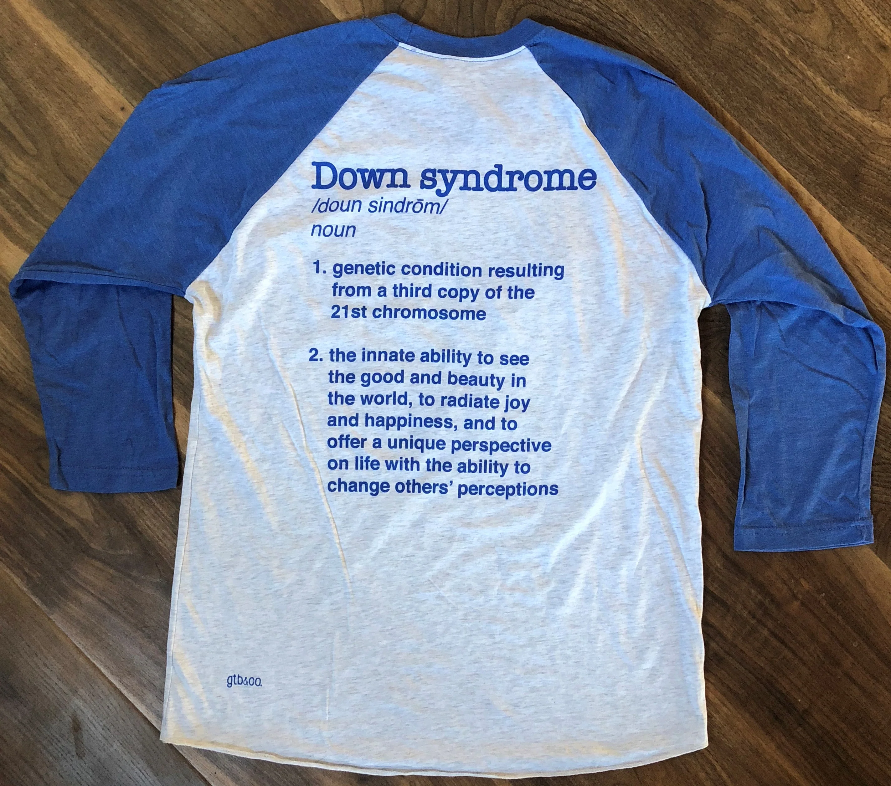 Heart T21 Love - Raglan NOW $16.48! - Image 3